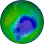 Antarctic Ozone 2015-11-26